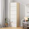 简约现代家用木质收纳柜简易多层床头置物柜家用整理柜边柜储物柜