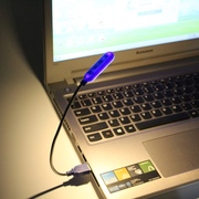 USB小夜灯笔记本电脑键盘灯可任意角度弯曲便携充电宝插口小台灯