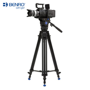 百诺（Benro）BV4/BV6/BV8/BV10 摄影摄像铝合金三脚架液压云台套装分级动平衡可调阻尼