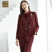 宗洋zongyang女装，2021秋季女士长袖常规，职业西服外套7661