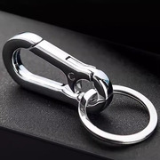 钥匙扣男创意简约汽车锁，匙扣礼物腰挂挎包挂饰钥匙链挂件金属圈环