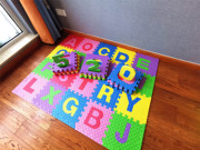 加厚2cm儿童益智卡通泡沫地垫拼图宝宝爬行垫拼接毯垫子数字字母