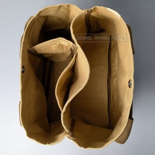 (超多隔层-小包中的）复古帆布包袋小众手提包休闲小包饭盒包