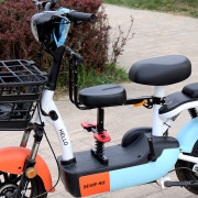 电动车儿童坐椅前置踏板车，小电瓶车婴儿，宝宝座椅电自行车小孩坐凳