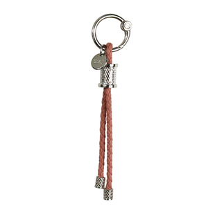 VISGARY创意刻字钥匙扣女情侣羊皮编织汽车钥匙链挂件钥匙圈BV23