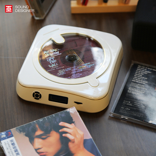 巫单曲人生W CD机大推力高保真CD播放机复古便携蓝牙CD随身听