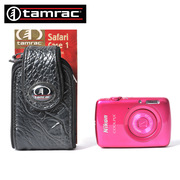 美国天域(tamrac)3431卡片相机包黑色鳄鱼纹