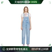 香港直邮潮奢levi's李维斯(李维斯)女士蓝色vintage背带裤