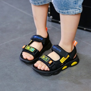 儿童男童凉鞋2024夏季时尚，韩版中大童软底，小男孩童鞋沙滩鞋子