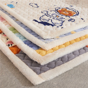 牛奶珊瑚绒床垫软垫，家用冬季褥子薄款垫子，保暖法兰绒加厚毯子床褥