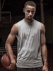 篮球运动背心热身无袖t恤坎肩宽肩球衣篮球服投篮训练服跑步健身
