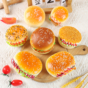 仿真汉堡包热狗三明治食品模型假汉堡玩具肯德基场景摆设装饰道具