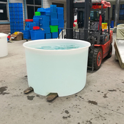 大号加厚牛筋叉车塑料水桶500L-1500L升储水箱发酵酿酒胶桶圆桶