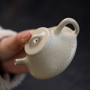 宜兴紫砂茶壶段泥石瓢壶工夫茶具泡茶器禅意全手工泡茶壶单壶