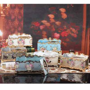 欧式奢华创意多功能纸巾盒遥控器收纳盒家用客厅茶几抽纸盒