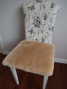 纯羊毛短毛坐垫羊剪绒汽车，椅座垫短毛绒，屁股垫羊剪绒沙发垫餐椅垫