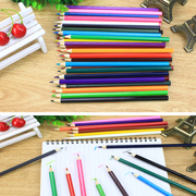 彩色铅笔18色儿童成人绘彩画笔填色画画笔，纸筒桶装美术用品套装