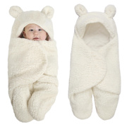 抱被婴儿睡袋宝宝包襁褓加厚初生秋冬防新生儿外出惊跳绒冬季分腿