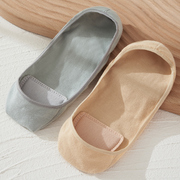 船袜女100%纯棉浅口隐形防滑不掉跟夏天薄款吸汗棉垫，高跟鞋袜子女