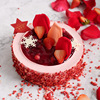 爱神小红莓蜜桃家慕斯生日蛋糕成都同城配送纪念日订婚蛋糕