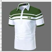 New Polo Shirt Men's Short-sleeved T-shirt Embroidered S