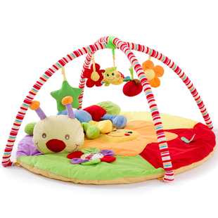 宝宝音乐游戏毯爬行垫婴儿，益智玩具毛绒音乐健身架婴儿玩具0-3岁