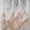 蓝色蕾丝布婚礼布背景布纱网雪纺布料黄色白色系白纱雷丝巾彩色桌