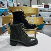 LE SAUNDA/莱尔斯丹~国内22秋冬马丁靴粗跟短靴女3T38301