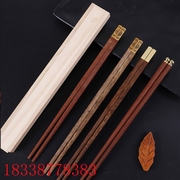 松木便携式单双筷子盒合金头筷子单双装木盒一人一筷方便携带