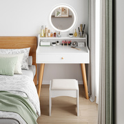 梳妆台卧室现代简约化妆台镜简易小户型网红ins风小型化妆桌