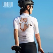 兰帕达女款自行车骑行服短袖上衣套装个性虎妞夏季公路车单车服装