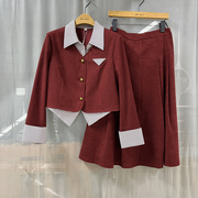 梵vad241018商场专卖2024春时尚丽人女装，洋气减龄显瘦两件套裙潮