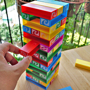 小乖蛋叠叠高积木(高积木，)游戏儿童层层叠抽积木叠叠乐成人亲子益智玩具