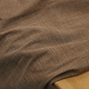 传统手工艺香云纱柞蚕丝重肌理莨绸真丝布料新中式服装设计师面料