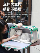 猫包外出便携猫咪狗狗背包猫笼透气斜挎手提式猫袋子大容量宠物包