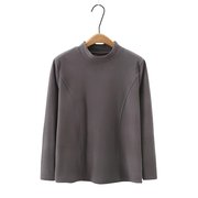 lady autumn winter plus size Half high sweater for women top
