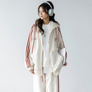 时尚休闲运动套装女春秋季韩版学生宽松显瘦连帽卫衣跑步服两件套