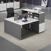 办公桌职员桌椅组合4双6人位简约现公室，员工财务电脑卡座工位