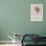 灰绿色墙纸复古浅绿色，小清新淡绿色卧室，北欧纯色壁纸薄荷绿无纺布