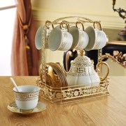 茶杯架家用收纳沥水，倒挂欧式悬挂咖啡杯杯架，水杯挂架经济型客厅