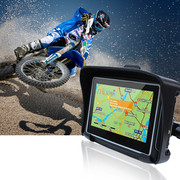 内置8G升级版4.3寸摩托车GPS导航仪7级防雨水MTK汽车车载语音导航