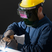 安全帽款变光电焊防护罩，脸部电焊帽子头戴式焊工，面罩全自动焊帽