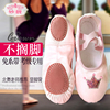 儿童舞蹈鞋女幼儿软底芭蕾舞鞋鞋粉色女童免系带中国舞练功鞋