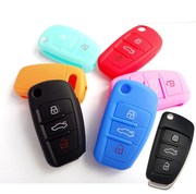 Silicone Car Key Cover Fit  Audi a1 a3 a4 a5 a6 a7 a8 r8 Tt