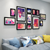 实木客厅沙发照片墙 创意组合挂墙 欧式艺术相片墙文化相框墙