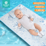 婴儿凉席儿夏季透气婴儿床冰丝席通用新生宝宝席子隔尿儿童凉席垫