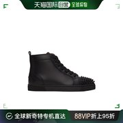 香港直邮christianlouboutin铆钉鞋头高帮板鞋，1151061_