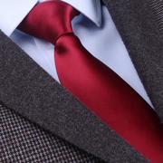 红色领带男正装结婚新郎拉链式免打结西装休闲商务手打领带懒人潮