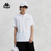 Kappa卡帕短袖POLO衫2024男夏运动防晒休闲半袖简约速干T恤