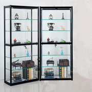 北京玩具手办展示柜钢化透明玻璃陈列乐高汽车模型展柜样品柜
